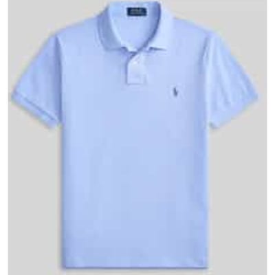 Custom slim fit poloshirt van puur katoen