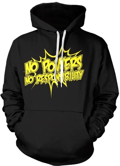 Hybris No Powers No Responsibility Hoodie SH-3-15432-H27-1