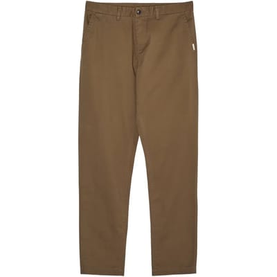 Element Slim Chino Broek Bruin 36 Man