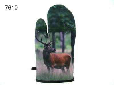 Ovenwant Hert – 32 cm – Katoen – Met Ophanglus