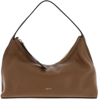 abro Schoudertas Leather Erson Shoulderbag Malea Caramel / Cognac Bruine