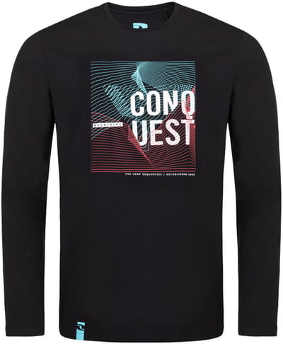 Heren T-shirt Loap Alek Zwart - M