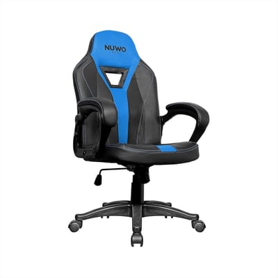 Ergonomische Gamingstoel Blauw - In Hoogte Verstelbaar en Stevig tot 150 kg