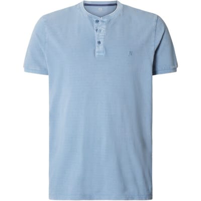 Jan Vanderstorm herren T-Shirt - 52/54 - blauw - Plus Size