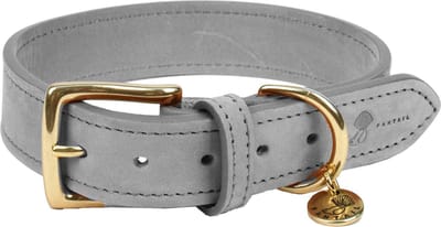 Fantail Hondenhalsband Nubu Grijs - Hondenhalsband - 60 cm