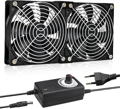 Krachtige 120mm Koelventilator met Snelheidsregeling, Geluidsloos en Ideaal voor Computers en Behuizingen