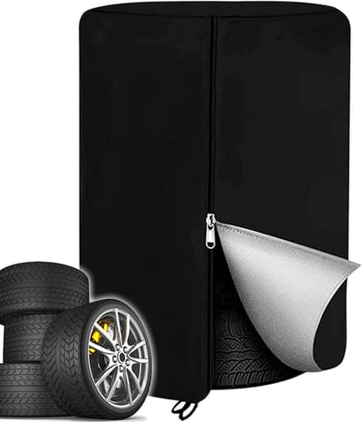 Bandencovers - Bandenhoezen - Banden Beschermen - Scheurvast Oxford Materiaal - Tot 28 Inch - Veelkleurig