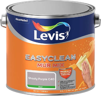 Levis - Easyclean Mur Mat Mix - Shady Purple C40 - Mengverf - 2,5 L