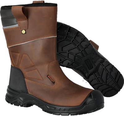 Mascot Footwear Originals Veiligheidsschoenen hoog F1003-715 - notenbruin/zwart - 44