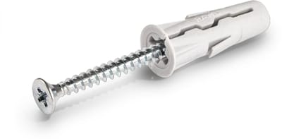 Rawlplug UNO Serie - Universele Pluggen - 10 mm - Met Schroef 6,0x60 mm