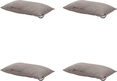 Madison - Hoofdkussen Panama taupe - Ca. 24x40 cm - Set van 4