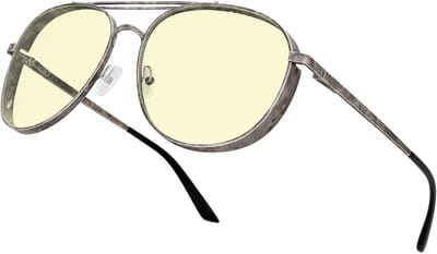 GUNNAR - Fallout Brotherhood of Steel - Computerbril - Blauw Licht Bril - Blue Light Glasses 0.2 Sterkte Amber