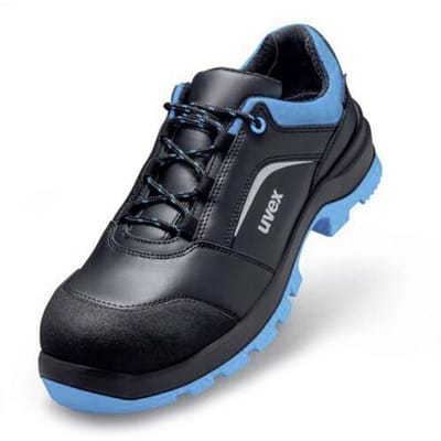uvex 2 xenova® 9555243 Veiligheidsschoenen ESD S3 Schoenmaat (EU): 43 Zwart, Blauw 1 paar