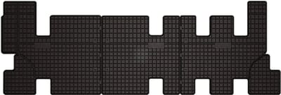 Wielganizator SolidPRO - Rubber Automatten - Ford Transit Custom - 3e Rijd - Zwart