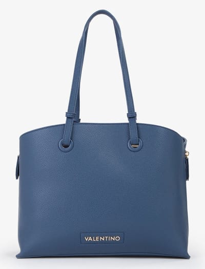 VALENTINO Handtas Schoudertas Sallie Re Shopping Bag Blu Donkerblauw
