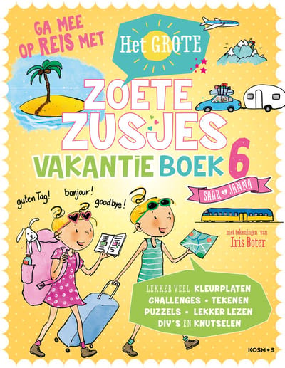 Het grote Zoete Zusjes vakantieboek 6 Educatieve boeken (spelletjes en raadsels)