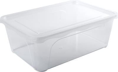 Hega Hogar Vershoudbakje - hoog/diep - transparant - 2 liter - 22 x 15 x 8 cm - vershouddoos - Vienna - bakje - Mealprep