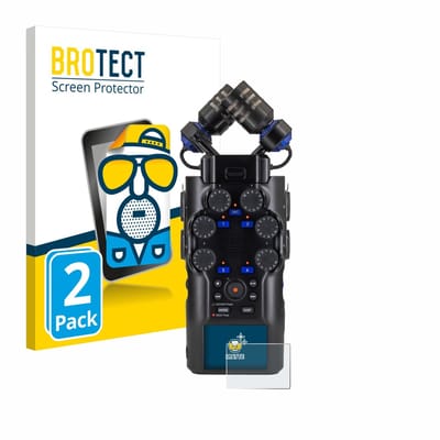 BROTECT - Screenprotector voor Zoom H6 studio - Folie Beschermfolie matte 2 Stuks