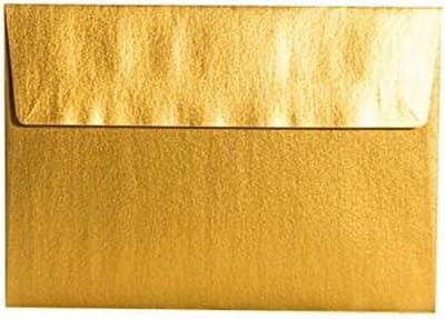 Gouden Enveloppen - Luxe Poststukken - Bruiloft Uitnodigingen - Met Plakstrip - B6 125x176mm - Goud