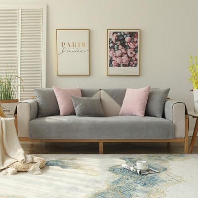Dacron Doek Waterdicht Bankkussen Krasbestendige Bankhoes Effen Kleur Antislip Vier Seizoenen Universele Bankbeschermhoes 70x70cm 1pcs
