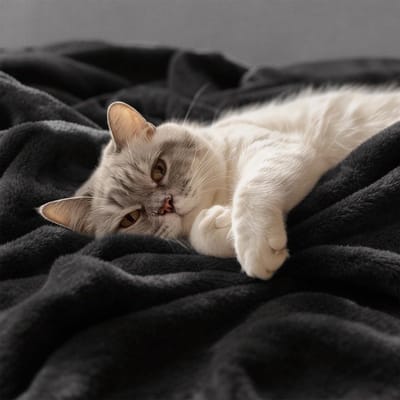 Knuffeldeken - Fleece-deken - Warm en zacht - Zwart - XXL formaat - Perfect voor op de bank - Ideaal voor winterse avonden