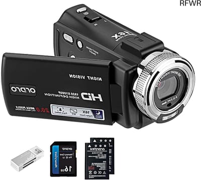 RFWR® Full HD videocamera met 16x zoom en nachtzichtcapaciteit