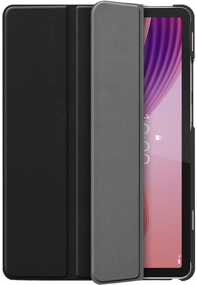 Just in Case tablet Hoes geschikt voor Lenovo Tab K9 / Tab One - TriFold Bookcase - Zwart