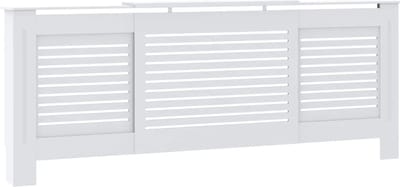 Radiatorombouw - Radiatorkast - Radiatorbekleding - Verstelbaar - Met kruislatten - MDF - Wit