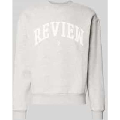 Sweatshirt met Varsiety-emblemen