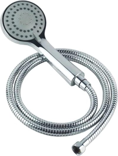 Handdouche met slang - Douchekop set - Ontspannen douchen - 3 straalsoorten - 15 meter slang - Chroom zilver