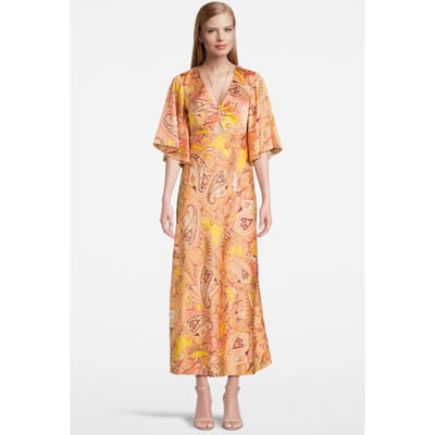 GUESS Marciano By  Cabo Paisley Dress Cabo Paisley Maat: 36 | Midi Jurken Outlet | Dames