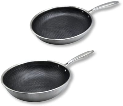 Dutch Standard - Wok en Koekenpannenset 2-delig - 28cm - Anti-Aanbak - PFAS vrij
