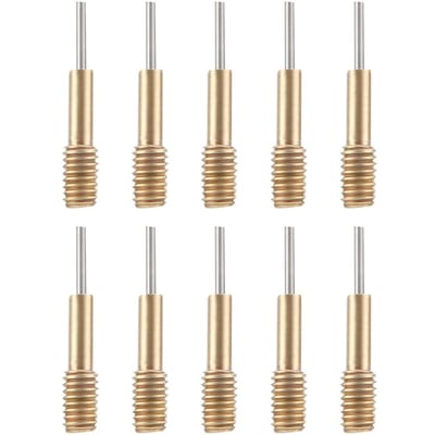 10 stuks Horlogeband Versteller Naald Horlogeband Schakel Pin Verwijderaar Gereedschap (Goud) beige