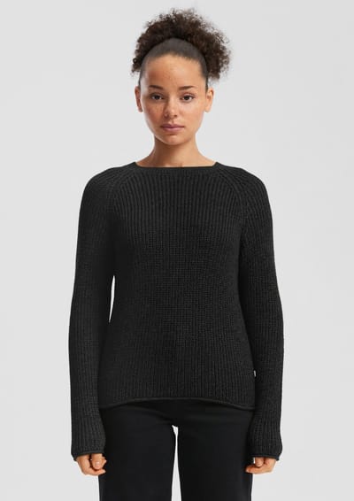 Q/S designed by - Dames pull - Maat XL - Vrouwen - ZWART - Acryl