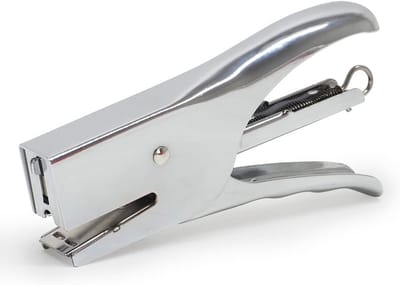 Compacte metalen nietmachine voor 25 vellen | Ergonomisch en verchroomd