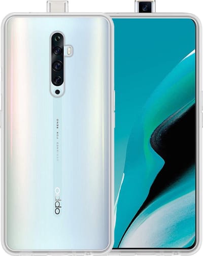 Hoesje - Geschikt voor OPPO Reno 2Z - Sterk & Shockproof - Siliconen Case - Hoes Cover - Telefoonhoes - Transparant
