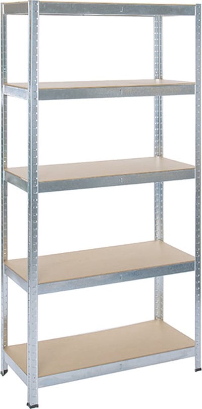 Metalen Opbergrek Stellingkast met 5 legborden - 875kg draagkracht - 90x40x180cm - 175kg per plank