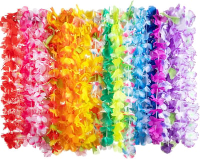 Solidchoice - Set van 12 Hawaïaanse Leis voor Feestdecoratie
