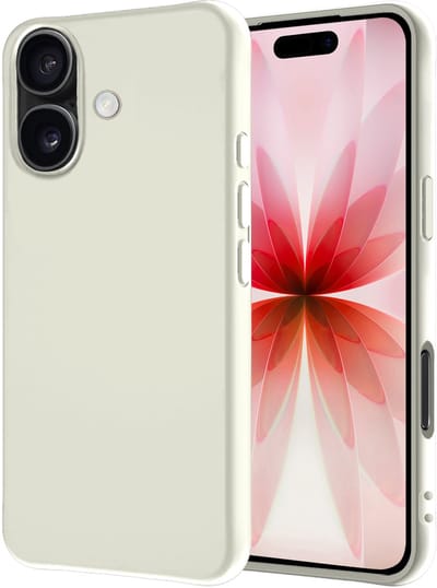 Hoesje - Geschikt voor Apple iPhone 17 - Sterk & Shockproof - Hoes Cover - Siliconen Case - Wit