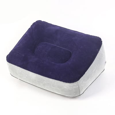 Dailygoods - Opblaasbare Air Voetsteun Kussen Voetsteun Kussen Reizen Accessoire