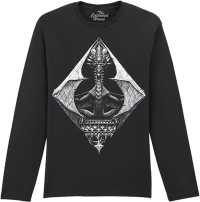 Draak Dragon Of Diamonds The Coloured House Longsleeve T-shirt XXL