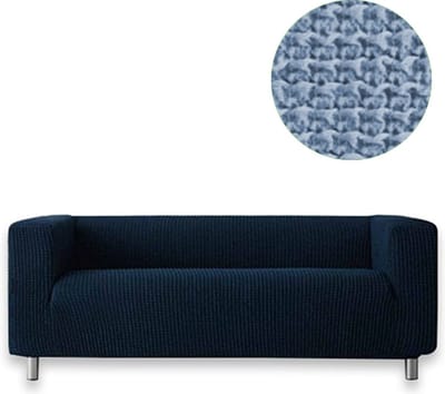Belmarti Milos fauteuilhoes hoge armleuningen - 70-110 cm - Lichtblauw