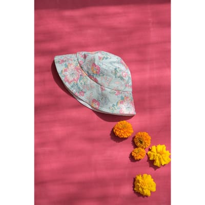 Louise Misha Sun Hat Devy Water Jodhpur Flower Size: 9-12M | Accessories Outlet | Unisex |