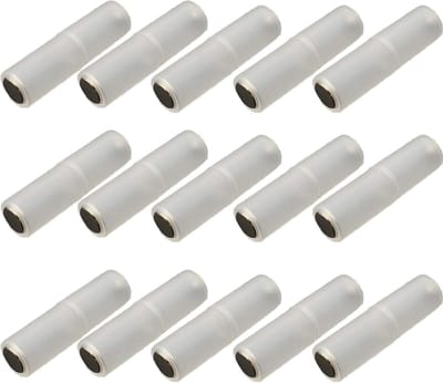 Batterij Converter - Adapter Houder - Batterijen Omzetten - Van AAA naar AA - 15 Stuks - Doorschijnend