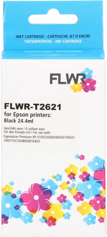 FLWR - Cartridges / Epson 26XL / zwart / Geschikt voor Epson