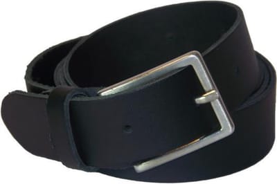100% leren riem, 3 cm breed, taillemaat 100 cm. Zwart.