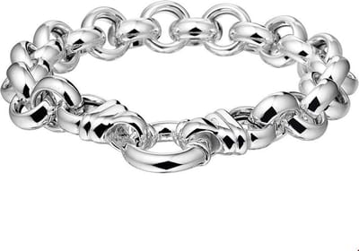 The Jewelry Collection Armband Jasseron 11 mm - Zilver