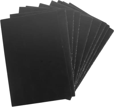 Foam Platen - Hobby Materiaal - Creatieve Projecten - Lichtgewicht Materiaal - 10 Stuks - Zwart