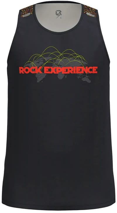 Rock Experience Spotlights Mouwloos T-shirt Zwart L Man