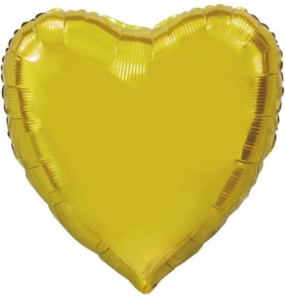 Wefiesta Folieballon Hartvorm Xl 92 Cm Goud